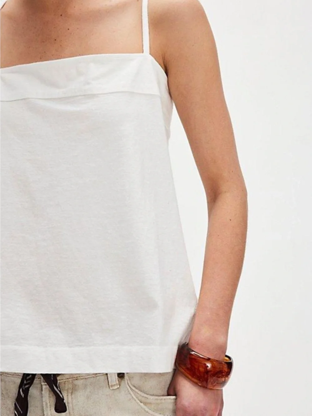 Free People Miss You Apron Tank Top